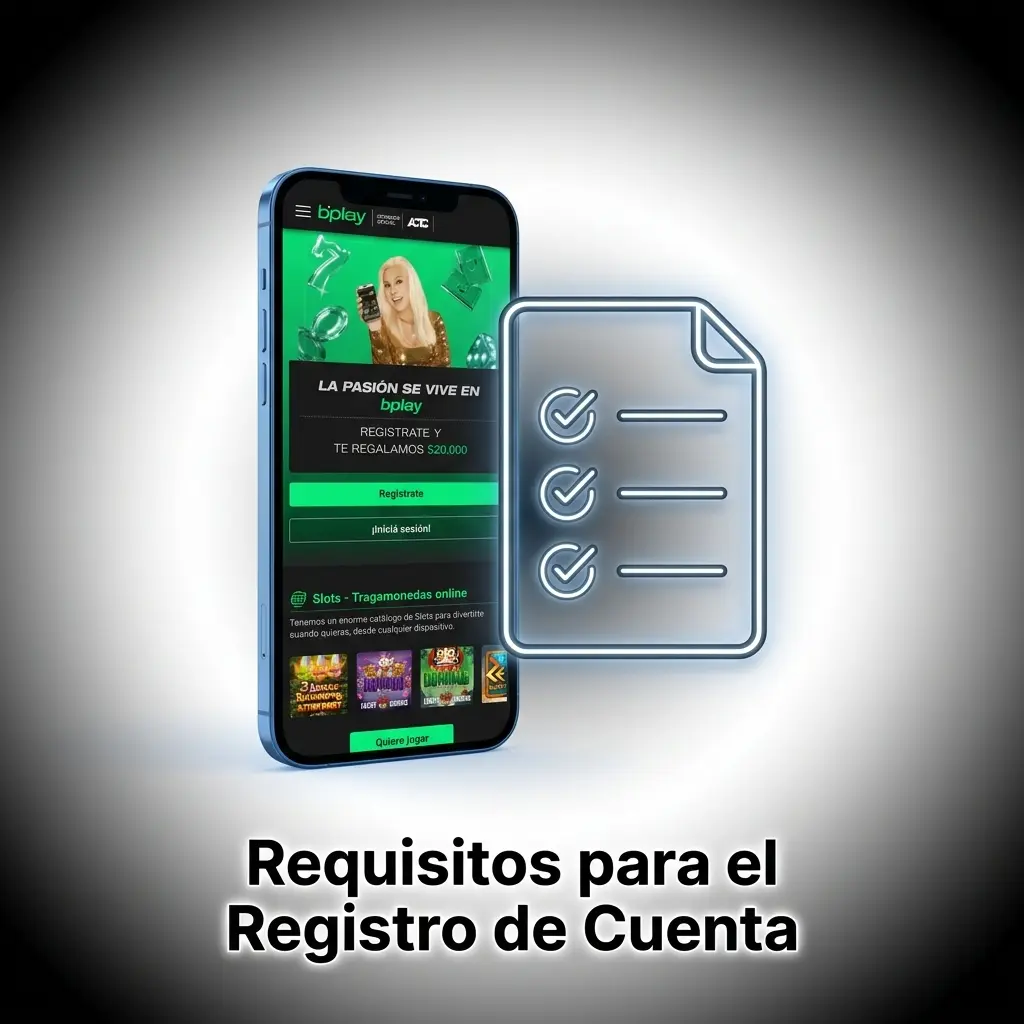 Requisitos para registrarse en Bplay: edad mínima 18 años, residencia en Argentina y datos personales verídicos.